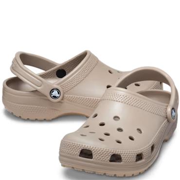 CROCS WOMENS CLASSIC CLOG - TAUPE
